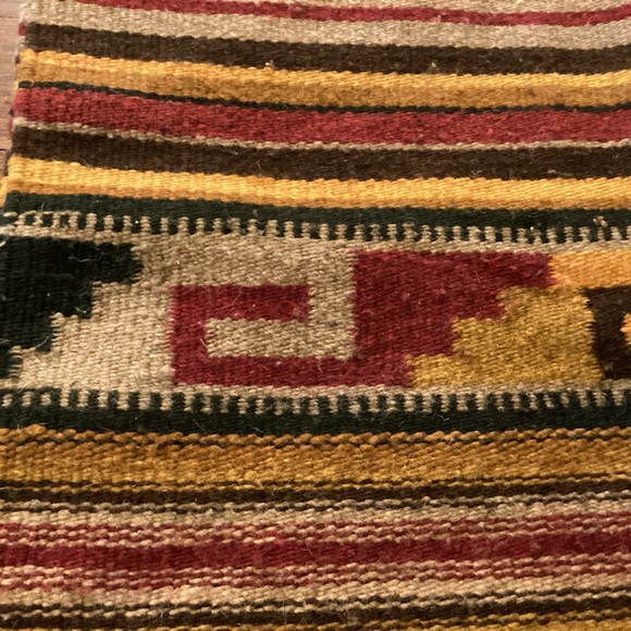 Vintage 1960’s 100% wool south west rug / wall hanging made in Mexico - Picture 11 of 11